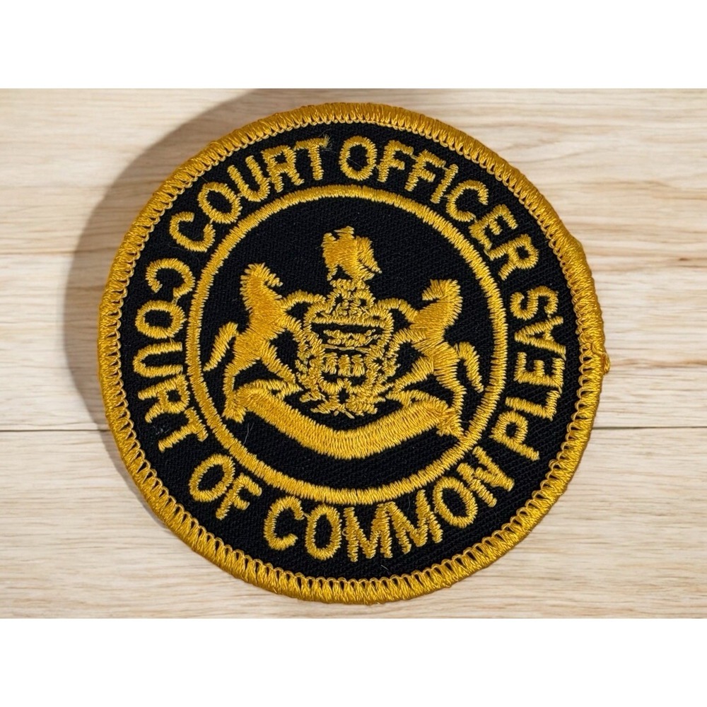 Court of Common Pleas Court Officer 3" Patch